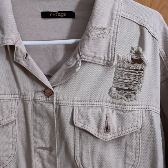 Light pink jean jacket - Picture 2 of 2